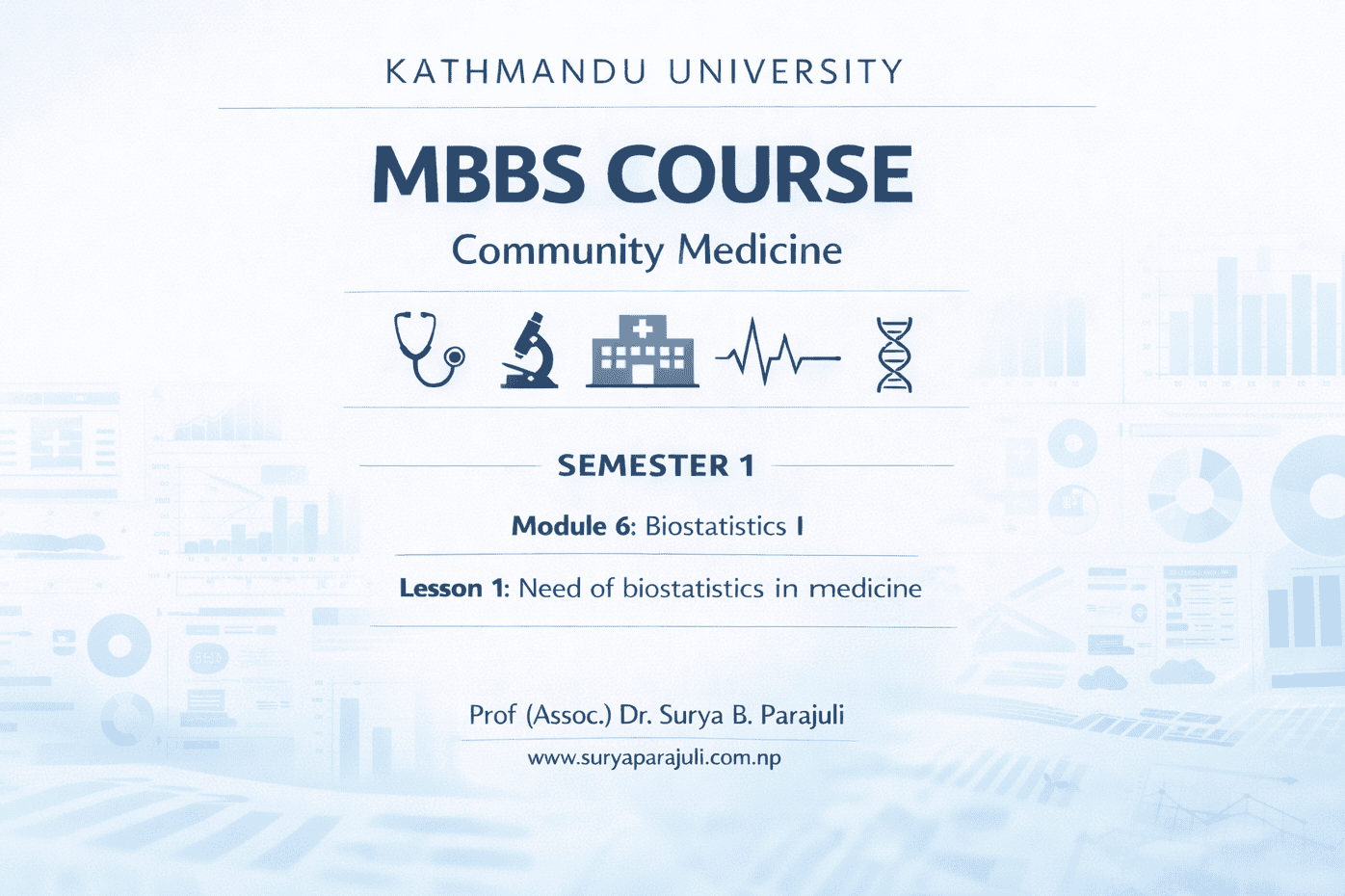Need of biostatistics in medicine